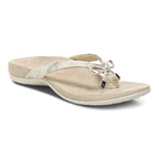 Bella Toe Post Sandal - Cream Botanical