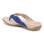 Bella Braid Toe Post Sandal - Mazarine Blue Suede