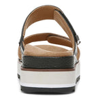 Brandie Flatform Slide - Black/Tan