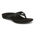 Dillon Shine Toe Post Sandal - Black