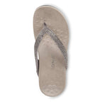 Dillon Shine Toe Post Sandal - Stormy