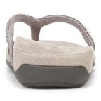 Dillon Shine Toe Post Sandal - Stormy