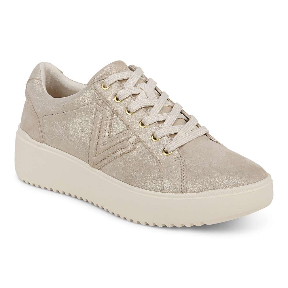 Kearny Lace-Up Casual Sneaker - Soft Gold