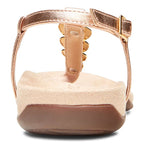 Miami T-Strap Sandal - Rose Gold