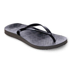 Noosa Print Toe Post Sandal - Leopard Black