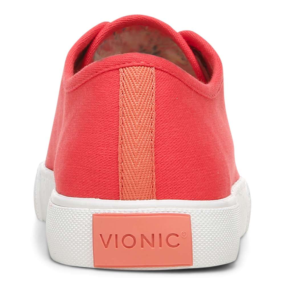 Oasis Lace-Up Casual Sneaker - Poppy Canvas