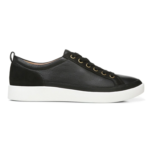 Winny Lace-Up Casual Sneaker - Black Leather Nubuck
